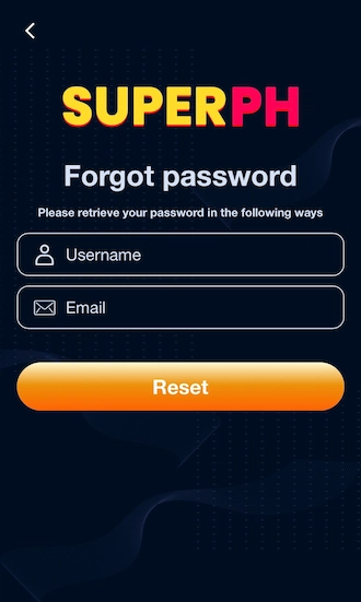 Step 3: Fill in your username and email.