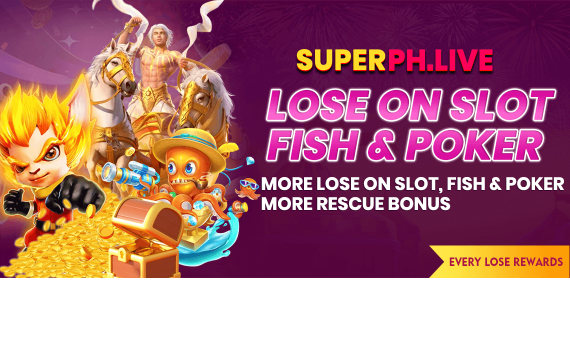 LOSE ON SLOT, FISH & POKER RESCUE BONUS